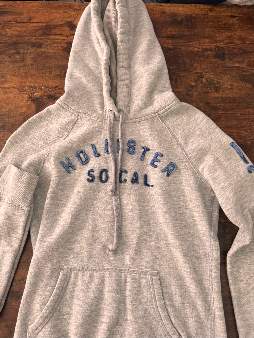 Original 2000s Hollister Gray Hoodie